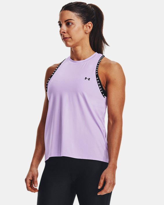 Women's UA Knockout 2.0 Tank in Purple image number 0